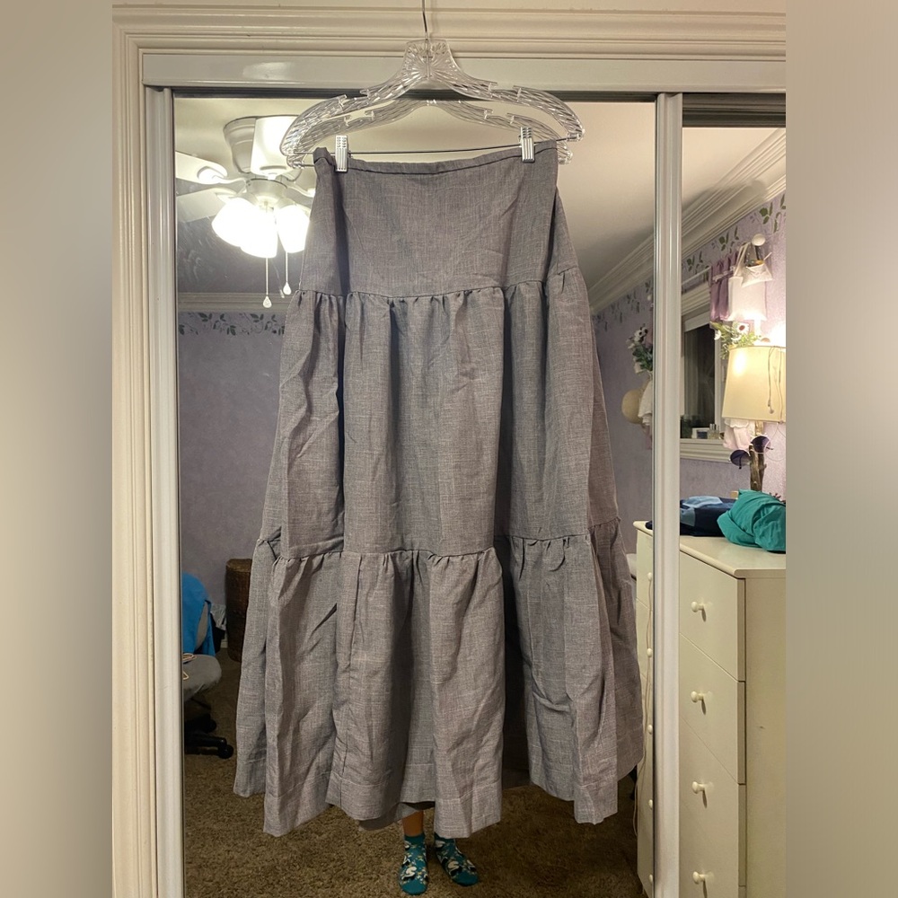 Maxi floor length full skirt